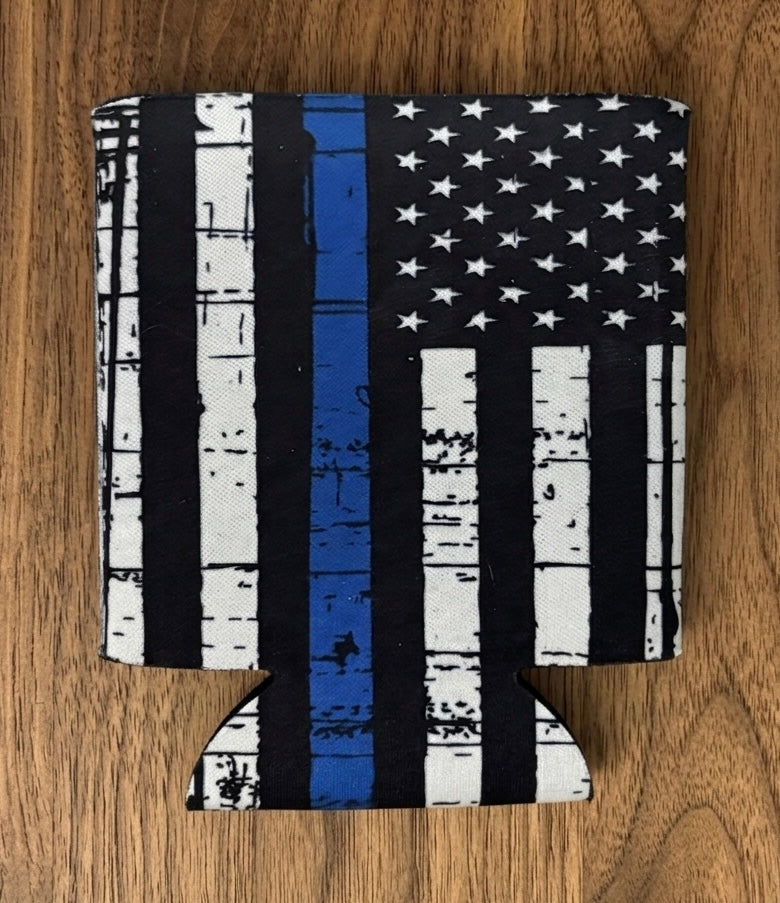 POLICE FLAG DRINK COOLER