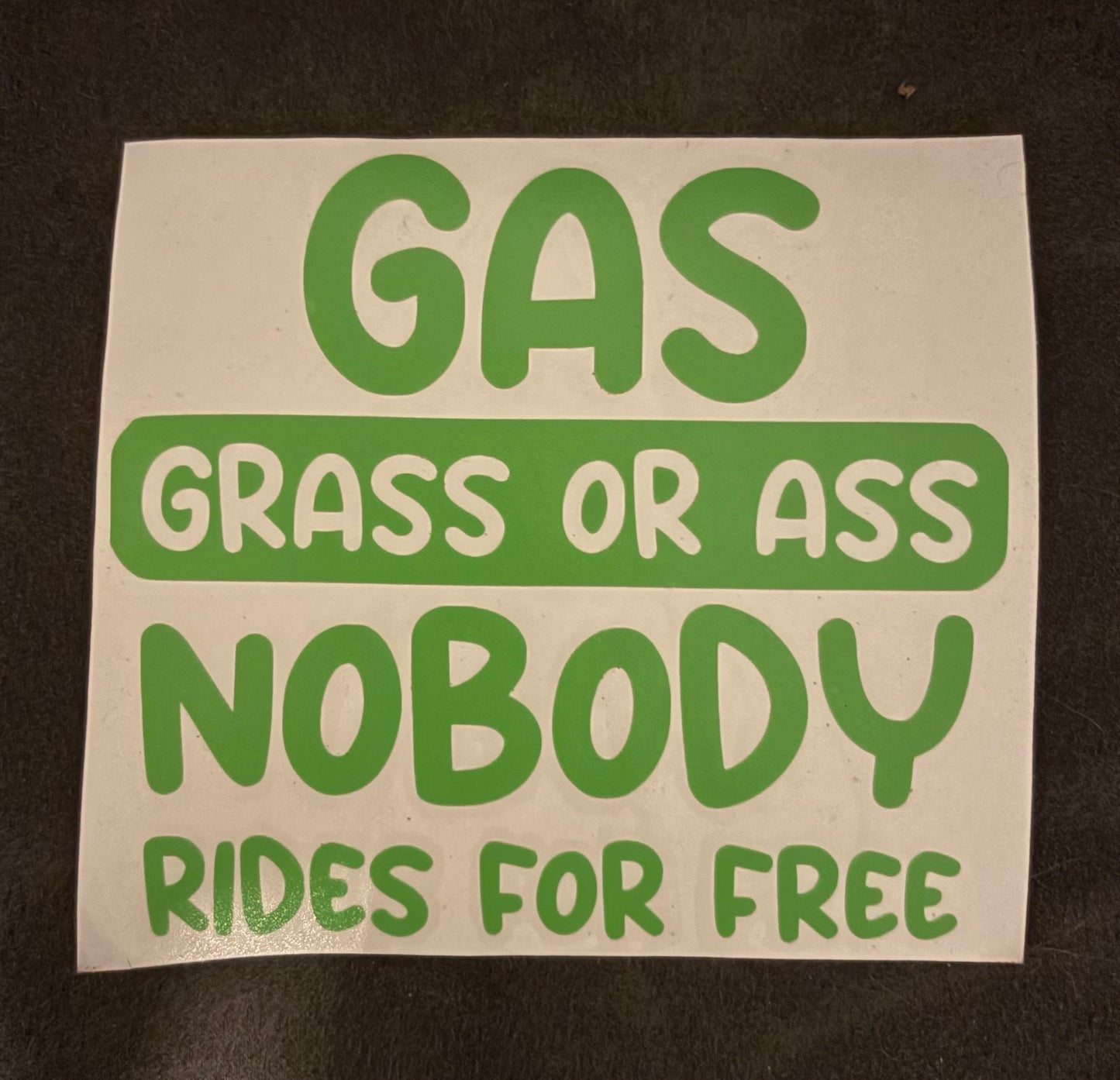 CASH OR GRASS